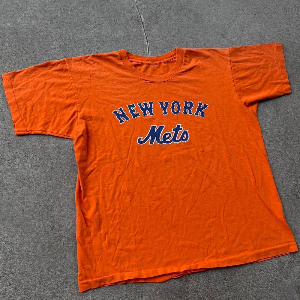 VINTAGE 90s Single Stitch New York Mets Shirt